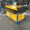 metal sheet leveling and beading machine