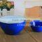 3 Quart enamel vegetable fruit Colander