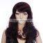 Machine made fashion rose wig silicone base long practice wig distributor