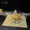 simple transparent high quality acrylic cake box