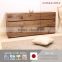 Fashionable Long-lasting wooden chest with various kind of wood made in Japan