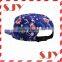 Cotton twill adjustable custsom 5 panel cap with embroidery