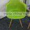 New arrival plastic ABS green dining chair