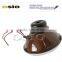 7' Round headlight Red brown Iron Semi Sealed Beam 12V/24V Auto Halogen Lamp Install H4 or HID H4 Xenon Bulb
