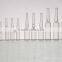 1ml,2ml,3ml,5ml,10ml,20ml Clear and Amber pharmaceutical Glass ampoules