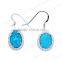 cheap opal earrings made in china fashion design hanging earrings