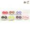 "L"and "R" colorful contact lens pp case with tweezers