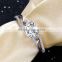 Wedding ring series similar to diamond ring unusual 925 sterling silver ring