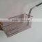 stainless steel wire mesh kitchen cooking deep frying basket/chicken frying basket/fried basket