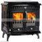 mutifuel enamel wood burning stoves, indoor fire place, room heater