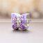 D113 925 butterfly shape charm,enamel two side silver charm for bracelet