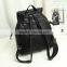 2015 Western Style Wholesale 600D PU Backpack Fashion Schoolbag