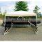 Outsunny 10' x 10' Tan Easy Show Up Pop Up Canopy Tent with Mesh Side Walls