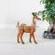 christmas mini figurines taxidermy deer unstuffed animals real looking