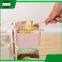 plastic square totate 4 compartments seasoning pot condiment container spice rack pots box tin bottle jar with spoon