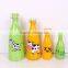 250ml glass beverage bottle with metal buckle