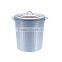 home use round shape metal waste bins price