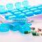Useful plastic cute pill box bins month/plastic pill case pill organizer/pill Use and tablet box