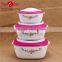 Household 3pcs plastic casing /stainless steel heat preservation lunch box/ food warmer