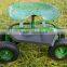 TC4501B Metal seat garden work seat cart with four wheels TC4501B