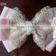 2015 Factory wholesale Fancy chic fabric flower hair bow for girls