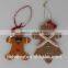 Personalized polymer clay ornaments for christmas decoration