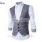 Korean slim single-breasted vest black suit vest waistcoat