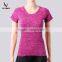 Ladies sportswear fitness clothing training short sleeve sport shirt women