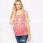 Maternity butterfly printed vest maternity blouse