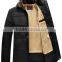 customize hot men thick warm winter long cotton padding outwear coat
