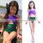 Sexy Mermaid Tail Swim Halter Kids Girls Bikini