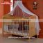 New Zealand Pine MDF wooden baby cot, net bed cots for babies