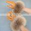 Luxury real raccoon fur genuine leather gloves winter gloves for women