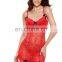 Most attractive lace red one piece girls babydoll