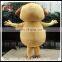 Lovely yellow dog mascot costume, mascot fur cosplay costume