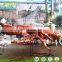 Fiberglass Large Crab Statue for Sea Food Restaurant Outdoor Decor