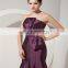 Purple Gorgeous Sleeveless Evening Gowns Beaded Floor Length Ruched Mother Of The Bride Dress With Jacket