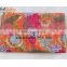 Fruit Print Twin Kantha Bedspread quilt and pillowcase Throw Indian Orange Color