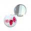 mini size round shape custom logo metal personalized makeup mirror