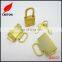 Gold Kids cute dairy padlock