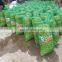 UV treated leno mono mesh bag for garlic packing, virgin material pe garlic mesh bag