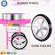 Pink Wheeled Marshmallow machine Fancy cotton candy machine made in China