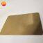 SUS 304 Titanium Gold Brushed Hairline Finish Stainless Steel Sheet