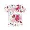 Pineapple Short Sleeve Shirt Customized Tshirts Kids Girls  Summer Shirts