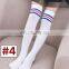Summer Girl Striped Socks Baby Kids Knee socks play soccer 4Colors 3Size