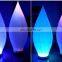 Ground LED Lighting Decoration Inflatable Water Drop Lights with Air Blower for Events Party
