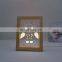 Fashion Small photo frame night lamp 3d led bedroom lamp baby 3d night light rechargeable night light