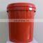 High capacity 100% new pp material plastic buckets for fishing