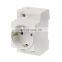 AC30 10 16A 230V монтируемая розетка, французская модульная розетка, розетка для DIN-рельса с электрическим питанием для Франции/ЕС/универсальная