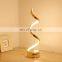 Modern LED Eye Protection Desk Lamp 24W Snake Shape Metal Dimming Table Light
